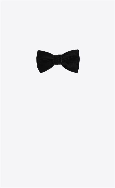 ysl bow top|YVES bow tie in velvet .